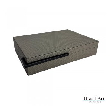Caixa Decorativa Cinza P