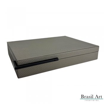 Caixa Decorativa Cinza G