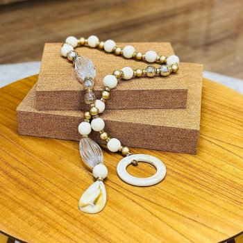 Colar Decorativo P Off White