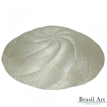 Centro de Mesa Decorativo Pérola Furta-Cor - Efeito Iridescente e Luxuoso
