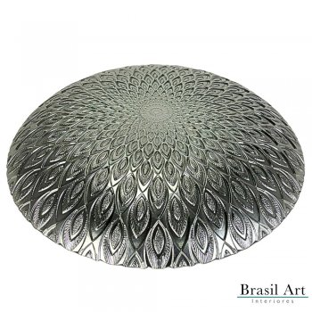 Centro de Mesa Decorativo Pavão Turquesa - Design Exótico e Vibrante