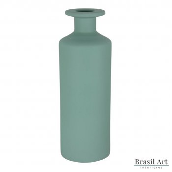Vaso Decorativo Alto em Cerâmica Verde Menta