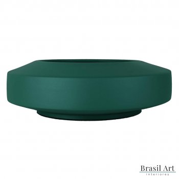 Vaso Decorativo em Cerâmica Verde Musgo