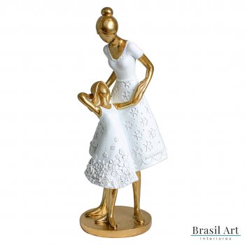Estátua para Decoração Mãe e Filha