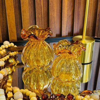 Vaso Trouxinha Decorativa P Âmbar Italy - Design Moderno