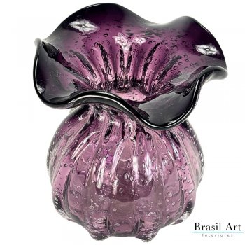 Vaso Trouxinha Decorativa P Roxo Italy - Design Sofisticado e Moderno