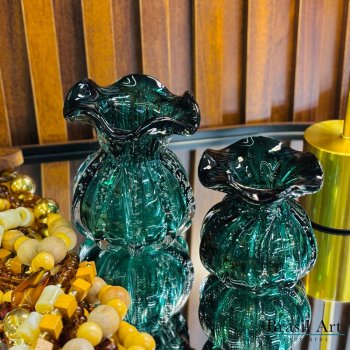 Vaso Trouxinha Decorativa P Verde Esmeralda Italy - Design Vibrante Luxuoso