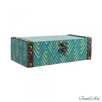 Baú Decorativo Retangular Pequeno