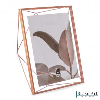 Porta-Retrato Decorativo Prisma Rosé 20x25cm