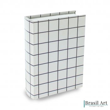 Livro Caixa Grande Modern White
