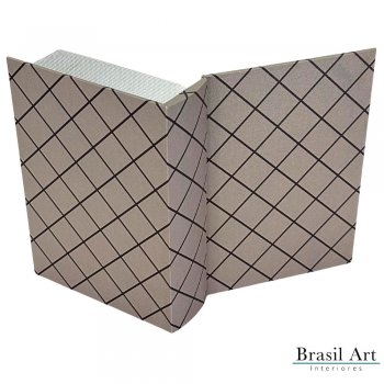 Livro Caixa Decorativo Modern Gray M – Estilo Contemporâneo, Elegância e Organização Sofisticada