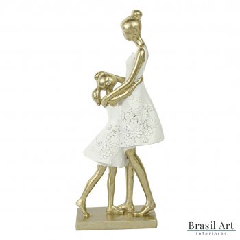 Estátua para Decoração Mãe e Filha