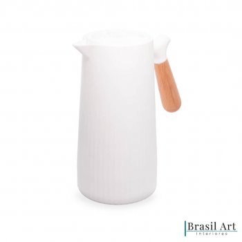 Garrafa Térmica New Nórdica Branca 1L