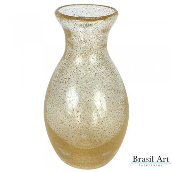 Vaso Decorativo Wolff Dourado Italy - Design Charmoso