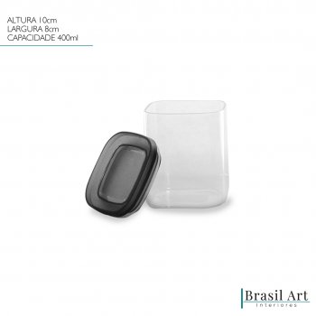 Porta Mantimentos em Vidro Borossilicato 400ml