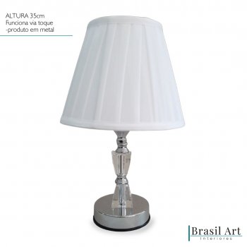 Abajur Luminária Decorativa Touch