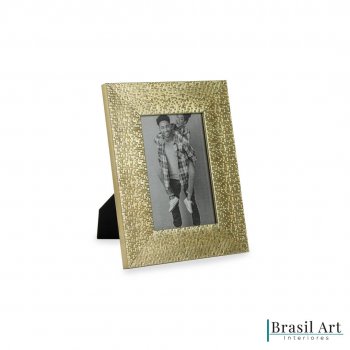 Porta-Retrato Decorativo Ouro 10x15cm
