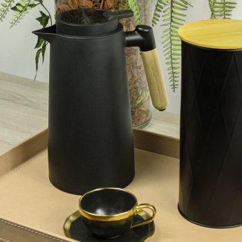Garrafa Térmica Escandinávia Preta 1L