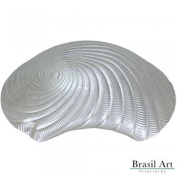 Centro de Mesa Decorativo Concha Pérola - Design Orgânico Rústico Chic